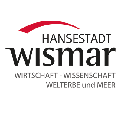 Logo der HWI mit Slogan ohne Balken © Hansestadt Wismar