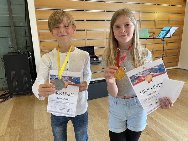 Bild vergr&ouml;&szlig;ern: Gewinner Vorlesewettbewerb der 5. Klassen