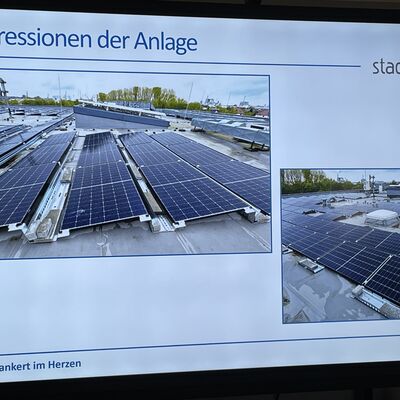 Bild vergr&ouml;&szlig;ern: Photovoltaikanlage auf Tarnow-Schule