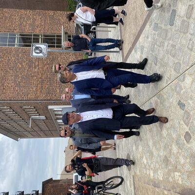 Bild vergr&ouml;&szlig;ern: Besuch Robert Habeck in Wismar