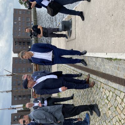 Bild vergr&ouml;&szlig;ern: Besuch Robert Habeck in Wismar