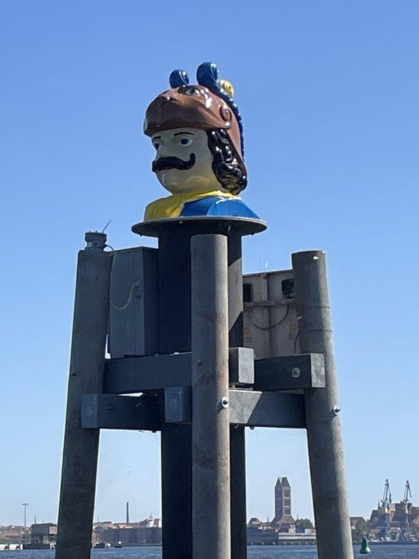 Schwedenkopf in der Hafeneinfahrt