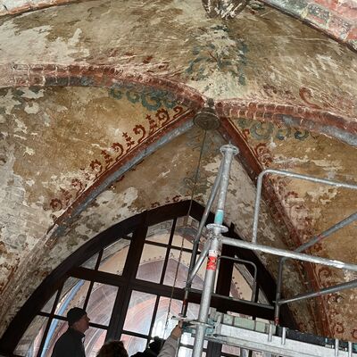 Bild vergr&ouml;&szlig;ern: Sanierung Gewölbe St. Nikolai