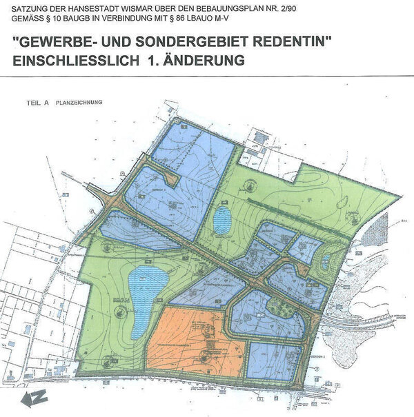 Bild vergr&ouml;&szlig;ern: 2/90 Gewerbe- und Sondergebiet Redentin, 1. Änderung