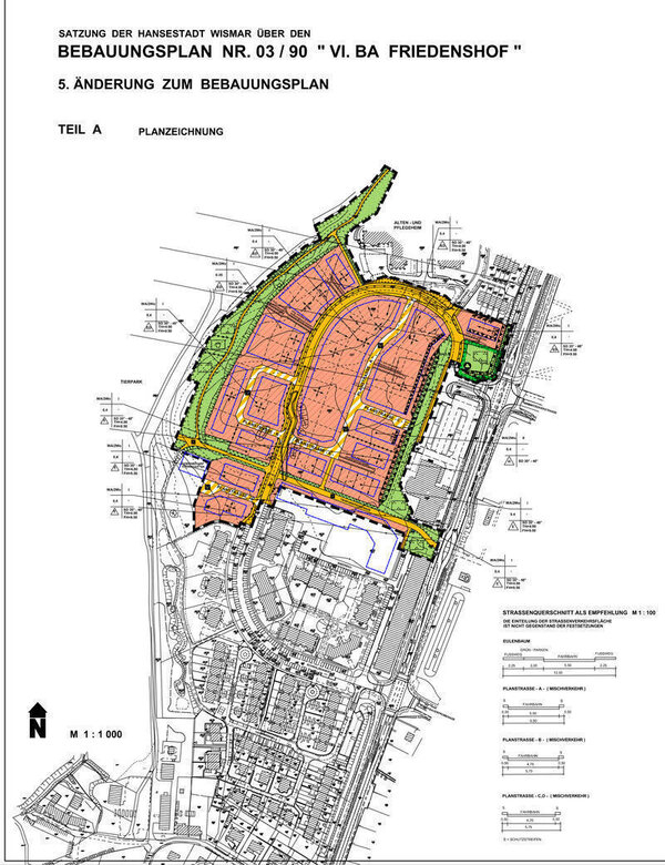 Bild vergr&ouml;&szlig;ern: 3/90 Wohngebiet Friedenshof VI. BA, 5. Änderung