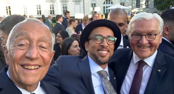 Bild vergr&ouml;&szlig;ern: Imad Ousaouri im Schloss Bellevue