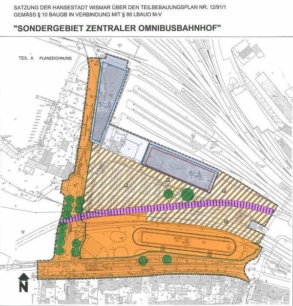 Bild vergr&ouml;&szlig;ern: 12/91/1 Sondergebiet Zentraler Omnibusbahnhof