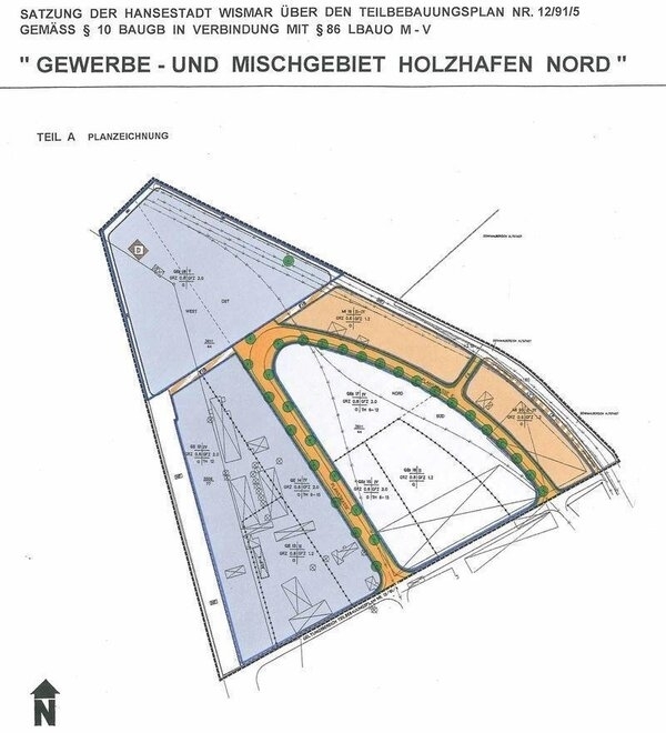 Bild vergr&ouml;&szlig;ern: 12/91/5 Gewerbe- und Mischgebiet Holzhafen Nord