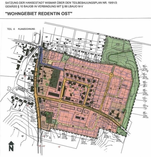 Bild vergr&ouml;&szlig;ern: 19/91/3 Teilbebauungsplan III - Redentin Ost