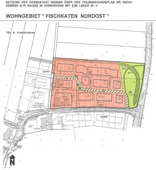 Bild vergr&ouml;&szlig;ern: 19/91/4 Teilbebauungsplan IV - Wohngebiet Fischkaten Nordost