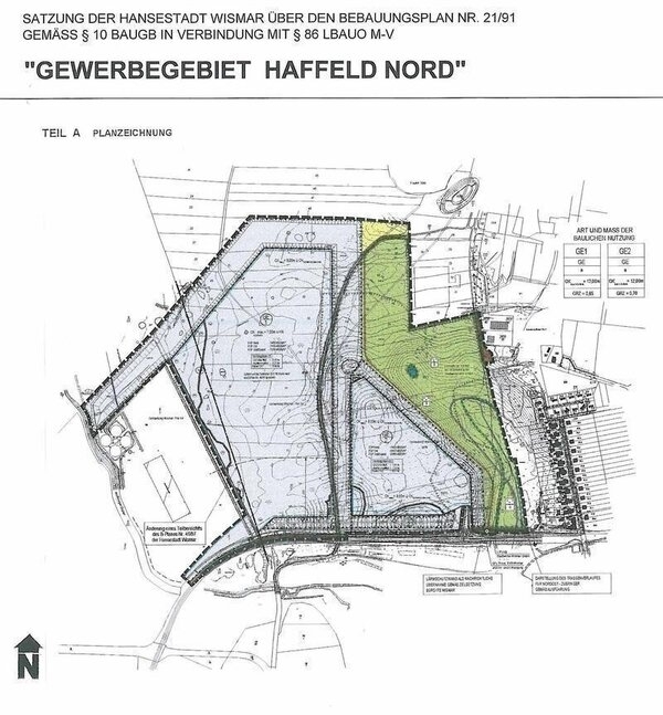 Bild vergr&ouml;&szlig;ern: 21/91 Gewerbegebiet Haffeld Nord