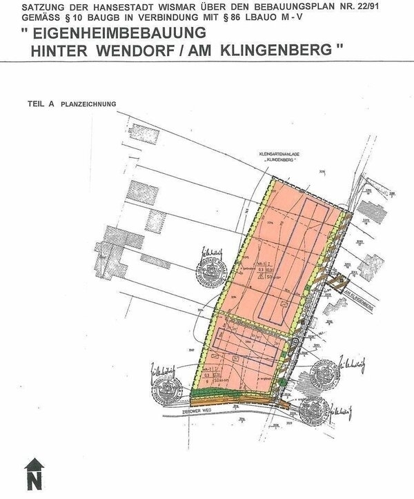 Bild vergr&ouml;&szlig;ern: 22/91 Eigenheimbau Hinter Wendorf / Klingenberg