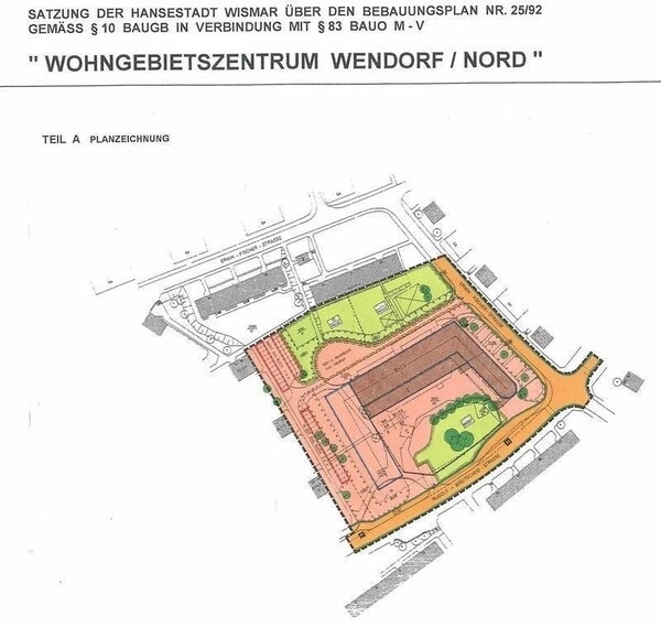 Bild vergr&ouml;&szlig;ern: 25/92 Wohngebietszentrum Wendorf Nord