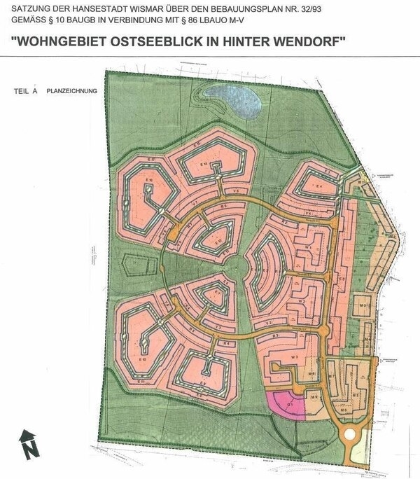 Bild vergr&ouml;&szlig;ern: 32/93 Wohngebiet Hinter Wendorf