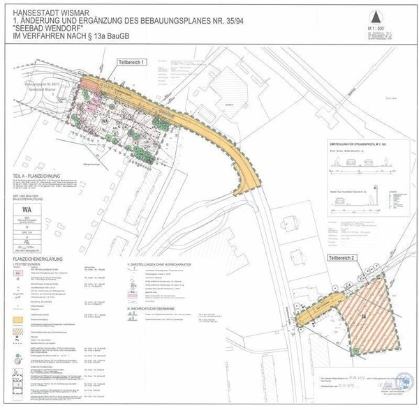 Bild vergr&ouml;&szlig;ern: 35/94 Seebad Wendorf, 1. Änderung