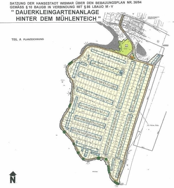 Bild vergr&ouml;&szlig;ern: 36/94 Gartenanlage Hinter dem Mühlenteich