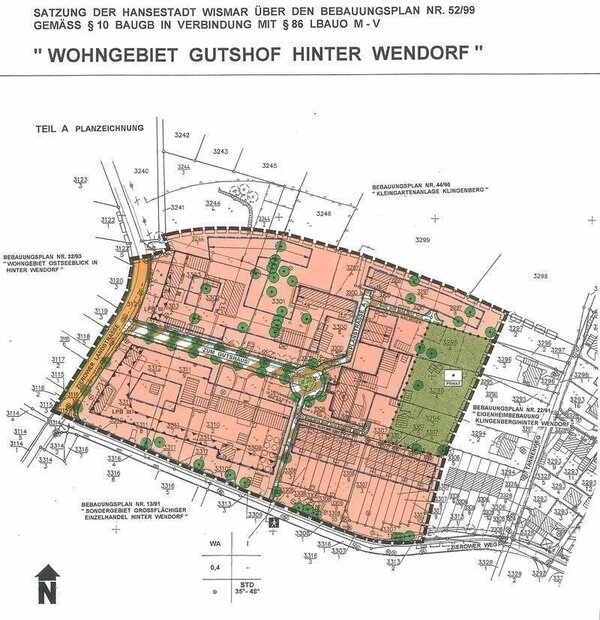 Bild vergr&ouml;&szlig;ern: 52/99 Wohngebiet Gutshof Hinter Wendorf