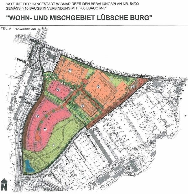 Bild vergr&ouml;&szlig;ern: 54/00 Wohn- und Mischgebiet Lübsche Burg