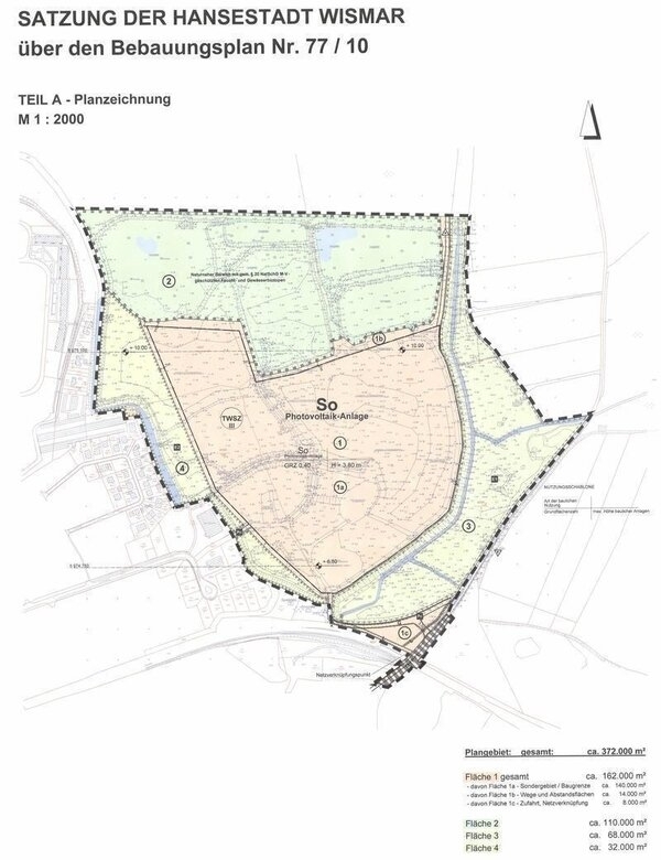 Bild vergr&ouml;&szlig;ern: 77/10 Sondergebiet Photovoltaikanlage Wismar Ost