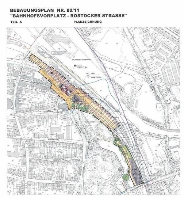 Bild vergr&ouml;&szlig;ern: 80/11 Bahnhofsvorplatz - Rostocker Straße