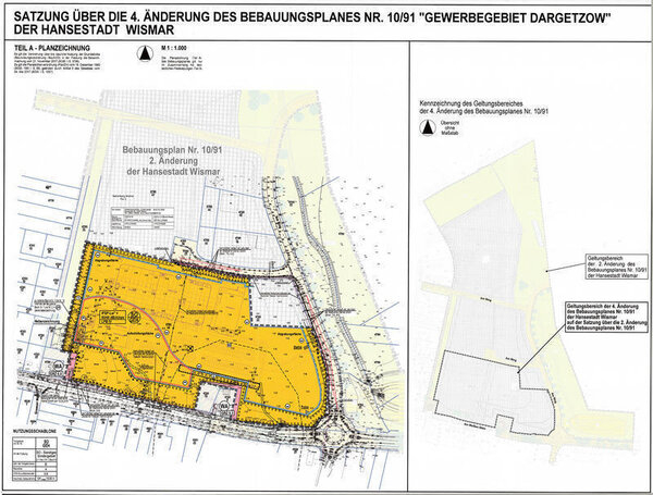 Bild vergr&ouml;&szlig;ern: Bebauungsplan Nr. 10/91, 4. Änderung