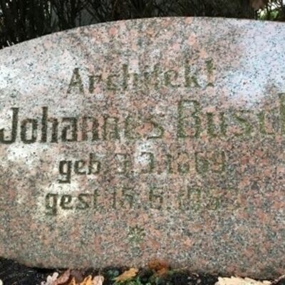 Bild vergr&ouml;&szlig;ern: Johannes Karl Ludwig Busch, Grabplatte
