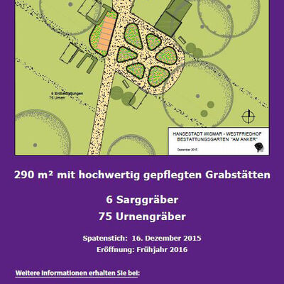 Bild vergr&ouml;&szlig;ern: Bestattungsgarten Plakat