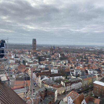 Bild vergr&ouml;&szlig;ern: Turmbekrönung St. Nikolai