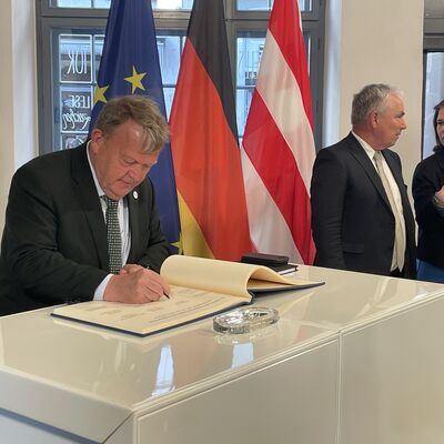Bild vergr&ouml;&szlig;ern: Außenminister in Wismar
