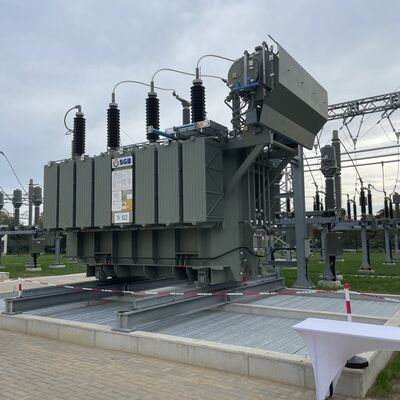 Bild vergr&ouml;&szlig;ern: Am 28. September 2023 wurde das Umspannwerk Haffeld-Süd in Betrieb genommen.