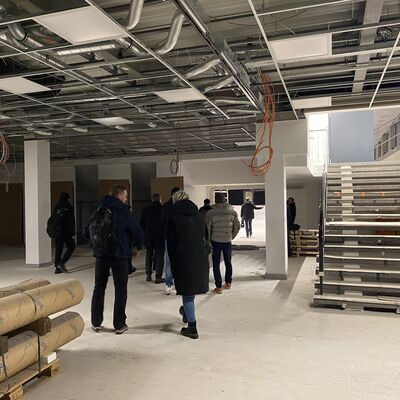 Bild vergr&ouml;&szlig;ern: Baustellenbegehung_Sport-und Mehrzweckhalle