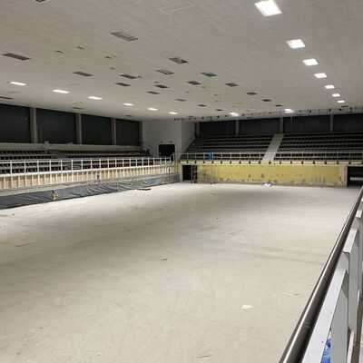 Bild vergr&ouml;&szlig;ern: Baustellenbegehung_Sport-und Mehrzweckhalle