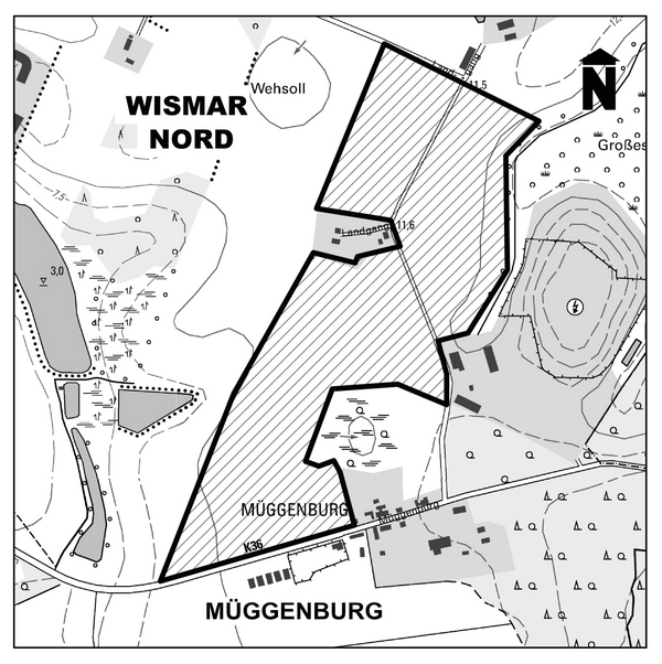 Bild vergr&ouml;&szlig;ern: 88/23 Sonstiges Sondergebiet Photovoltaik-Freiflächenanlage Müggenburg Nord