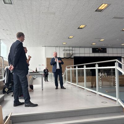 Bild vergr&ouml;&szlig;ern: In der Stadthalle an der Bürgermeister-Haupt-Straße.