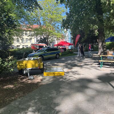 Bild vergr&ouml;&szlig;ern: Im Lindengarten.
