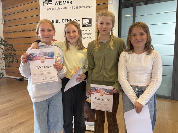 Frieda Uebel, Ida Johanna Blüthmann, Matilda Olsen und Marie Moritz (v.l.).