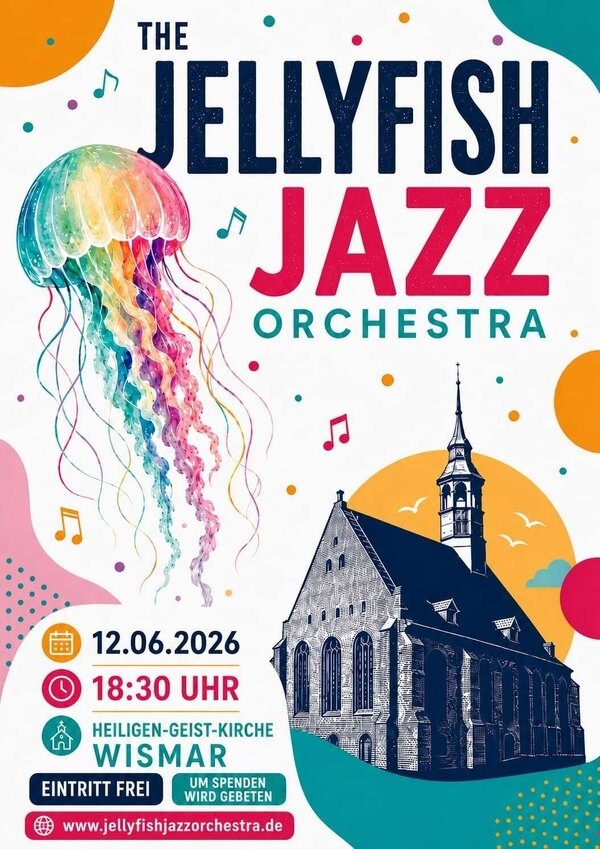 Moderner Bigband-Jazz in besonderer Klangatmosphäre der Heiligen-Geist-Kirche