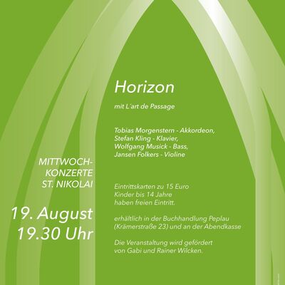 Horizon - "Mittwochkonzerte in St. Nikolai"