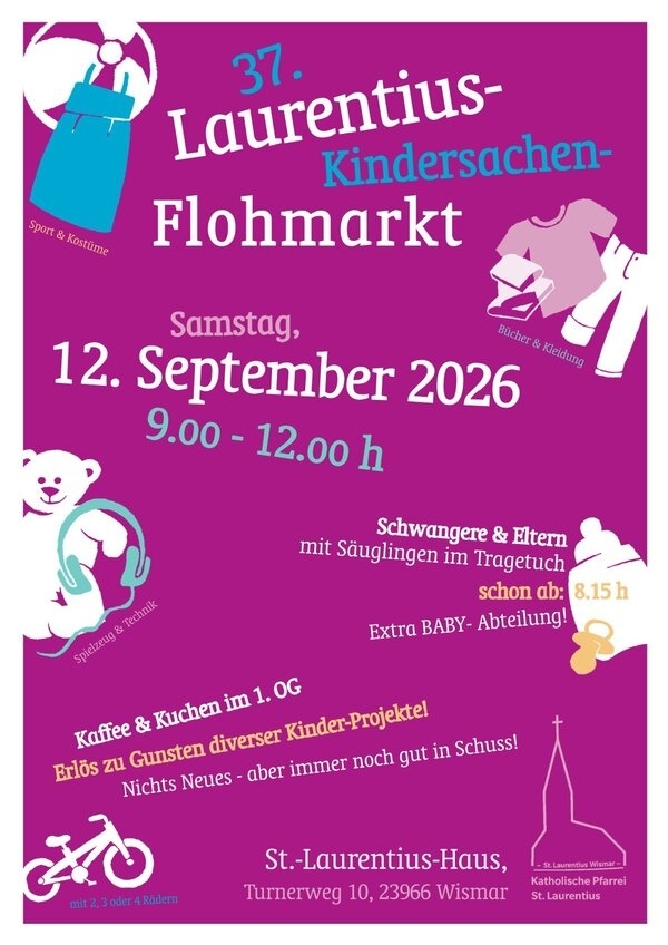 Bild vergr&ouml;&szlig;ern: 37. Laurentius Kindersachen Flohmarkt