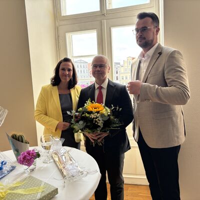 Bild vergr&ouml;&szlig;ern: Katrin Patynowski, Frank Junge, Tino Schomann