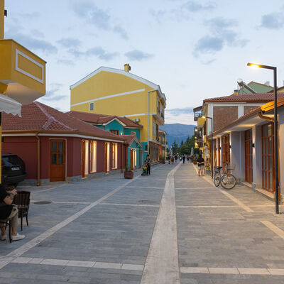 Bild vergr&ouml;&szlig;ern: In der Altstadt von Pogradec.