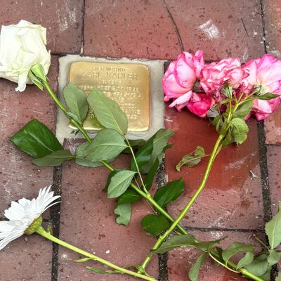 Stolperstein für Karl Kähler, verlegt am 7. Juli 2026.