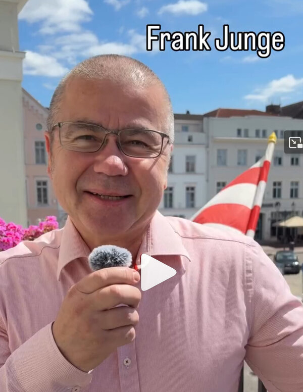 Frank Junge, Bürgermeister der Hansestadt Wismar.