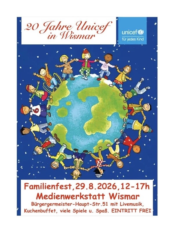Bild vergr&ouml;&szlig;ern: 20 Jahre UNICEF in Wismar