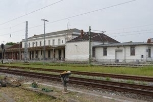 Bild vergr&ouml;&szlig;ern: Bahnhof Wismar und KuNo