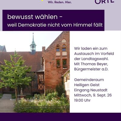 Bewusst wählen – weil Demokratie nicht vom Himmel fällt