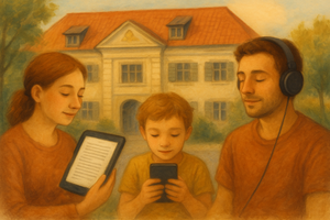 Bild vergr&ouml;&szlig;ern: Medien im Internet, © KI-generiert (OpenAI / ChatGPT), symbolische Darstellung