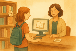 Bild vergr&ouml;&szlig;ern: Medien vorbestellen, © KI-generiert (OpenAI / ChatGPT), symbolische Darstellung