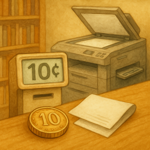 Bild vergr&ouml;&szlig;ern: Was kosten Kopien und Ausdrucke, © KI-generiert (OpenAI / ChatGPT), symbolische Darstellung