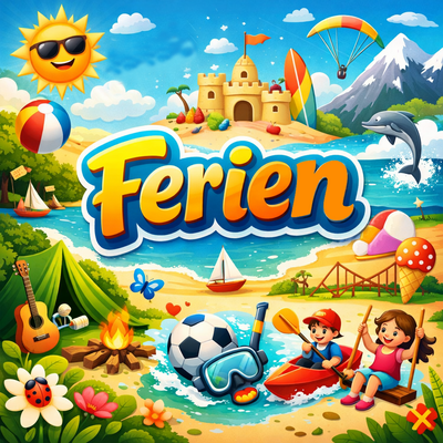Fröhliche Ferienabenteuer in bunten Farben